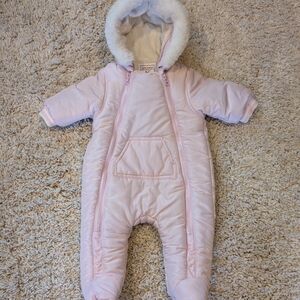 Minotti Baby Pink Snowsuit 3-6 Months Adorable!
